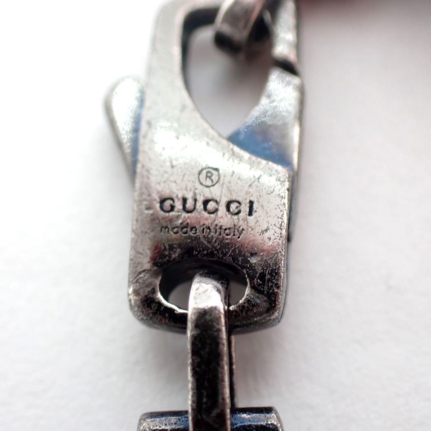 [ б/у ]GUCCI/ Gucci 925 Inter locking G подвеска / колье /g454-86