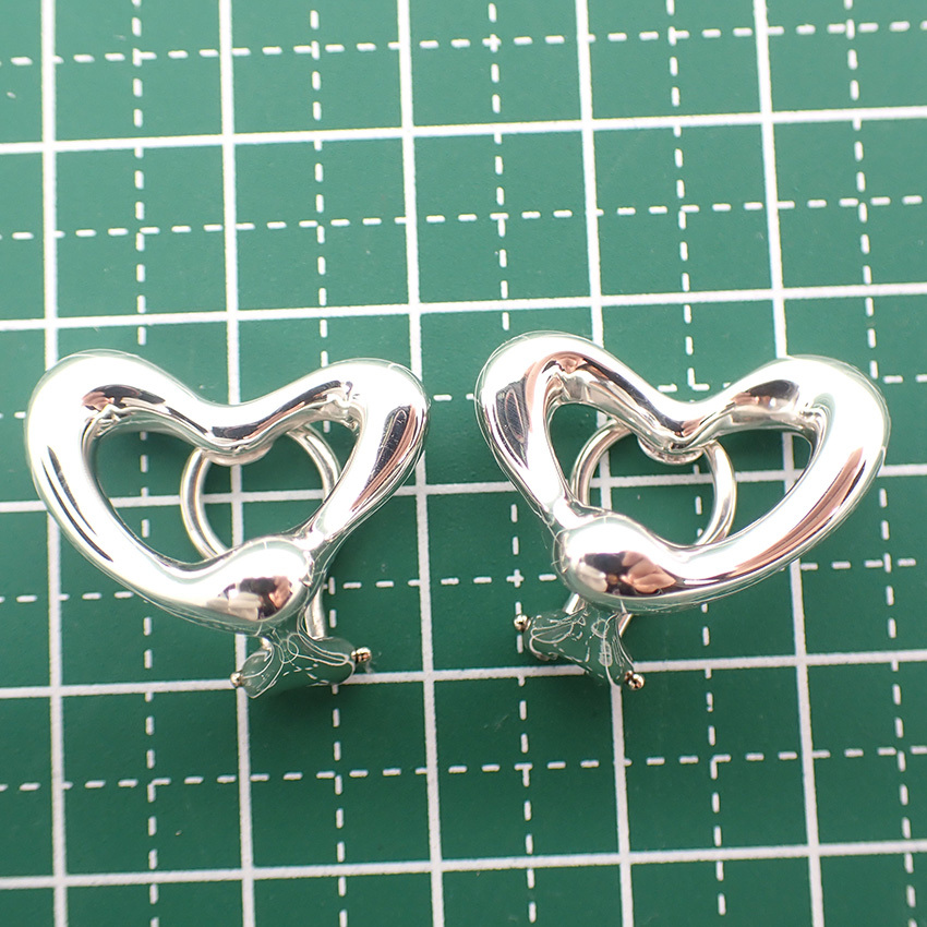 【中古】TIFFANY/ティファニー 925 オープンハート イヤリング/g476-99_画像10