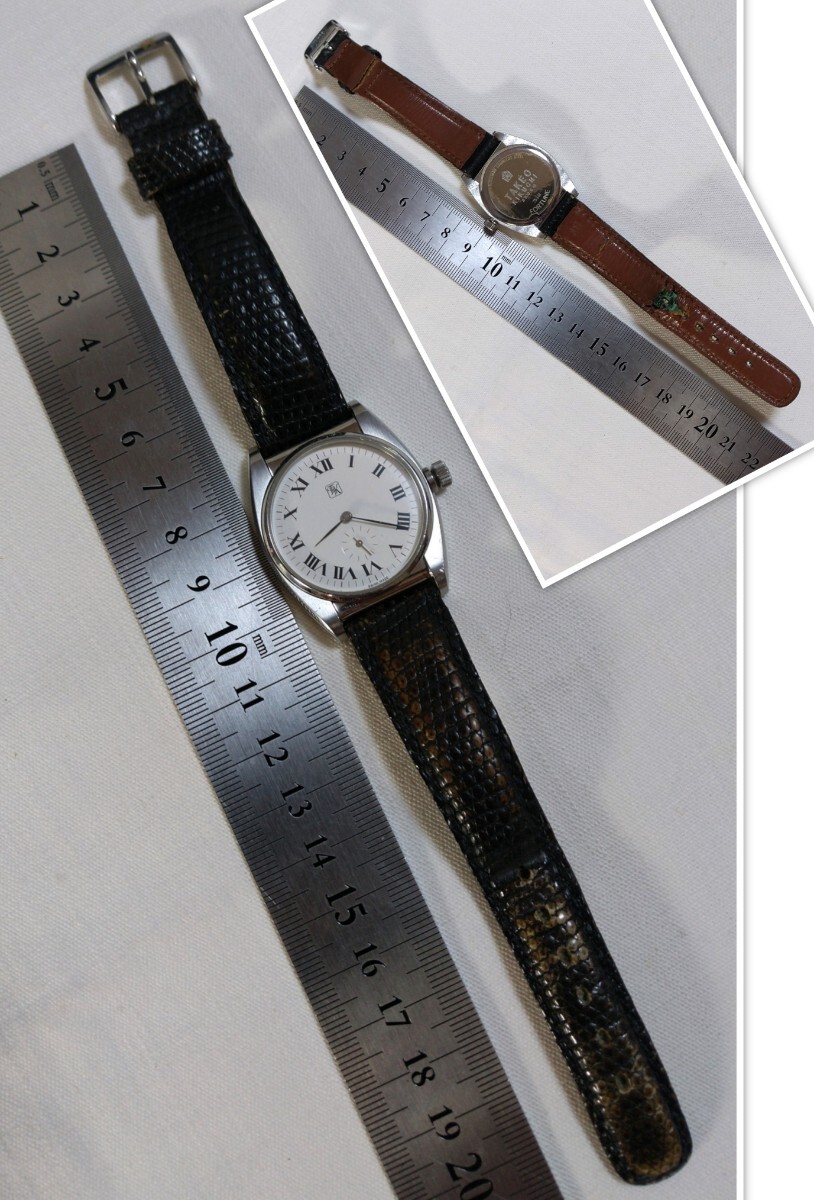 稼働品!】TAKEO KIKUCHI タケオキクチ TK FORTUNE SWISS 手巻き 稼働品!】TAKEO KIKUCHI タケオキクチ TK FORTUNE SWISS 手巻き