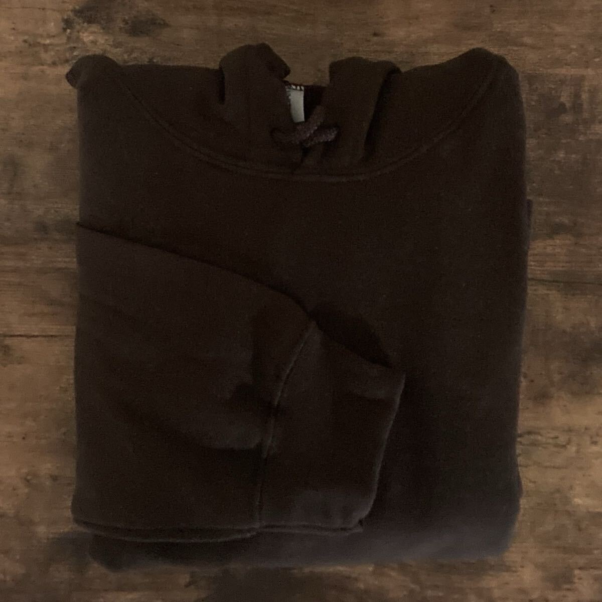 【ギルダン】新品未使用 8oz 裏起毛 プルオーバー パーカー ダークチョコレート ブラウン XLサイズ GILDAN 18500_画像4