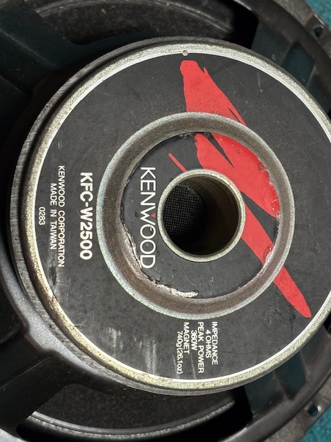 ☆　ケンウッド　KENWOOD　KFC-W2500　ウーハー?。矀€(gè)　☆