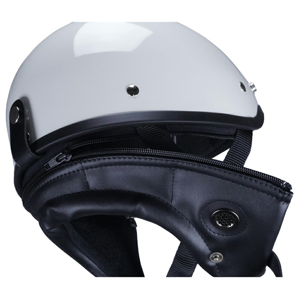 ハーフヘルメット マットミリタリーカーキ 付 バブル オレンジ 送料無料 半ヘル バイク用 GT303 ヘルメット ノスタルジック GT-303