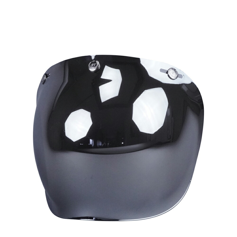 スモールジェットヘル ジェットヘルメット ラメ入りレッド バブル付き ミラーシルバー 送料無料 GT301 ヘルメット ノスタルジック GT-301