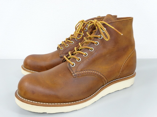 11年製 レッドウイング 9111 プレーントゥ レザー カッパー ラフ