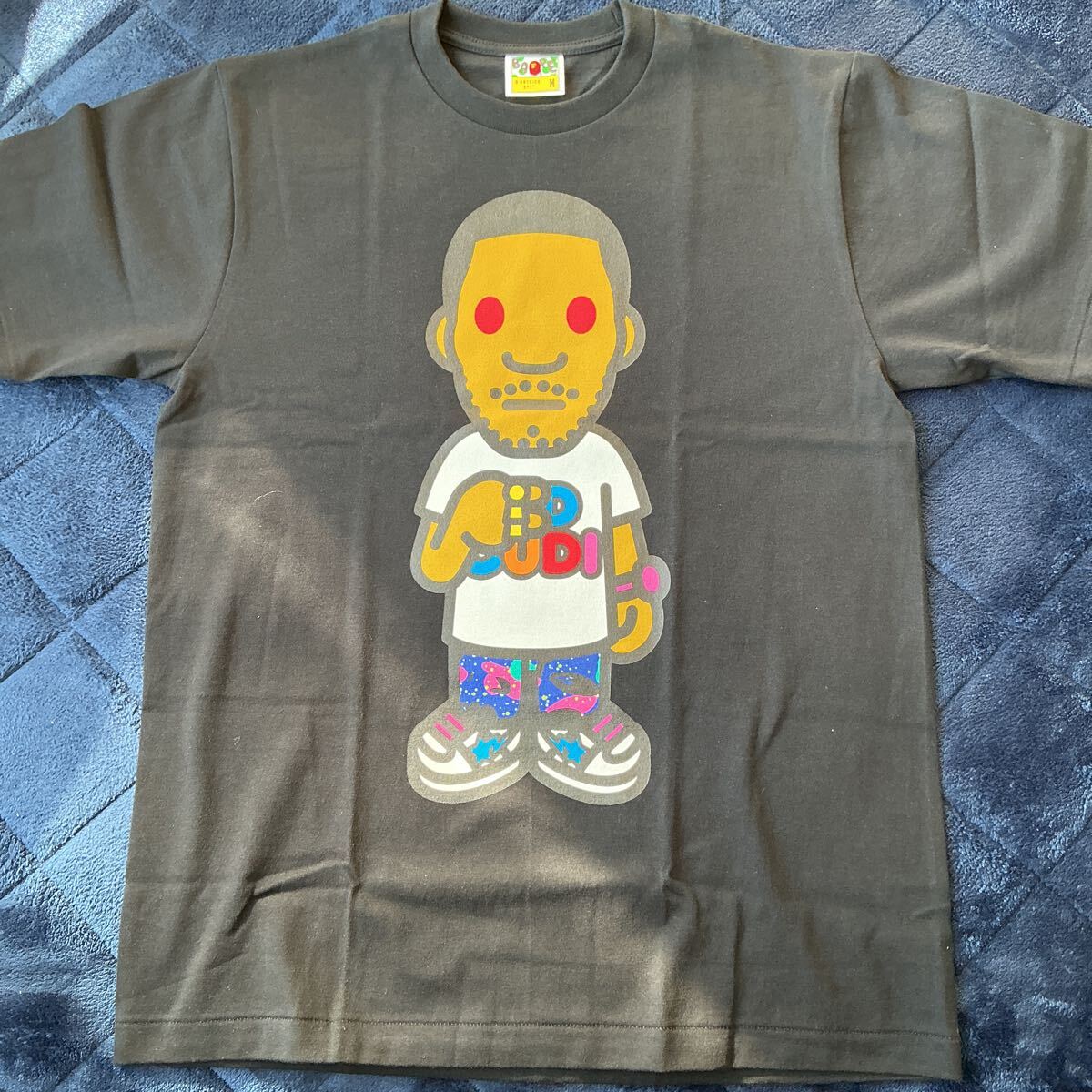 激レア　新品未著用　A BATHING APE BABY MILO ベイシングエイプ ベビーマイロ　KID CUDI コラボTシャツ Mサイズ　日本制　MADE IN Japan