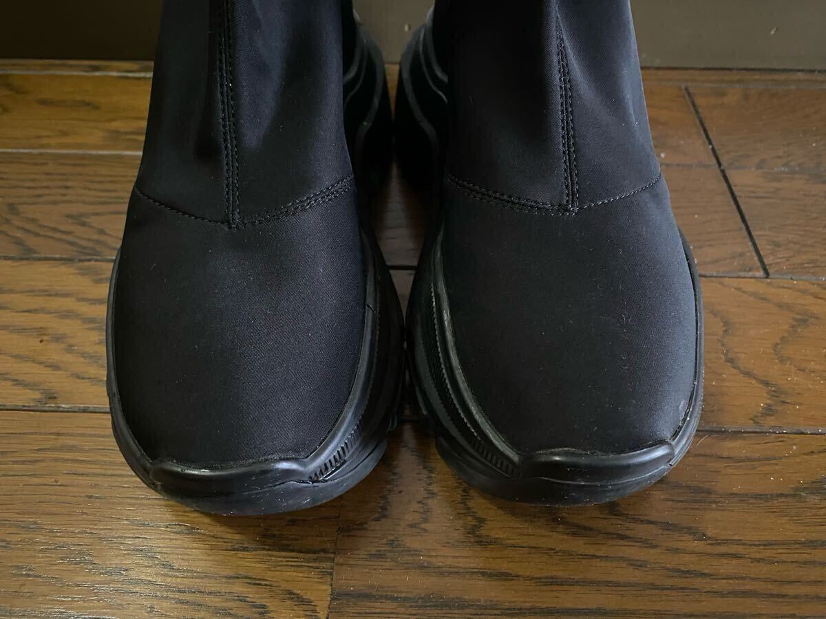 YELLO イエロー TOKYO BLACK DOUBLE SNEAKER SHORT BOOTS YELLO イエロー TOKYO BLACK DOUBLE SNEAKER SHORT BOOTS