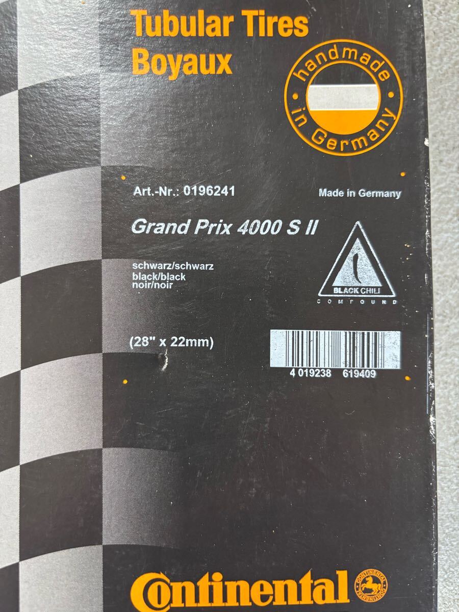 新品未使用品　continental コンチネンタル グランプリ4000 S Ⅱ チューブラー　