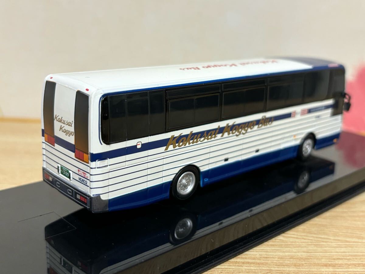 送料無料　1/80 京商 國(guó)際興業(yè)観光バス ラジコン車體 ミニカー KYOSHO Kokusai Kogyo Bus 當(dāng)時(shí)物 舊車 HOゲージのジオラマ等に