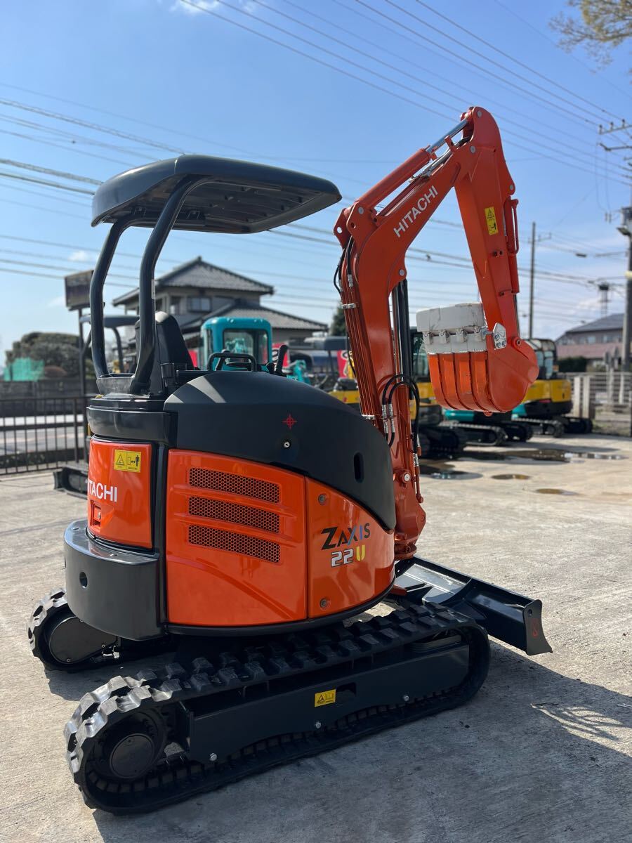 日立○ユンボ○ZX22U-2○倍速○ゴムクロラ新品○縦旋回、横旋回 日立○ユンボ○ZX22U-2○倍速○ゴムクロラ新品○縦旋回、横旋回