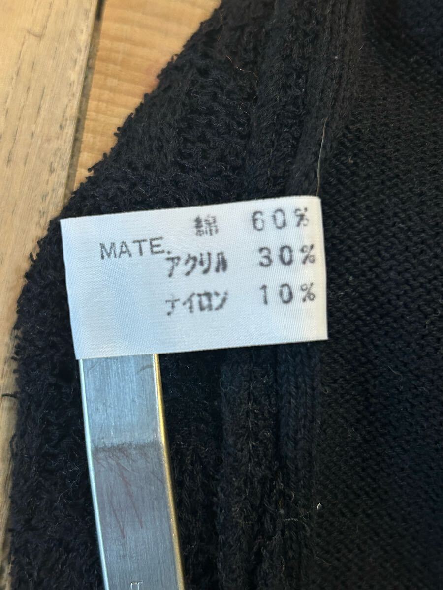 80s ISSEY MIYAKE ポケット付き 半袖 トップス ニット 黒 Tシャツイッセイミヤケ オールド 90s 