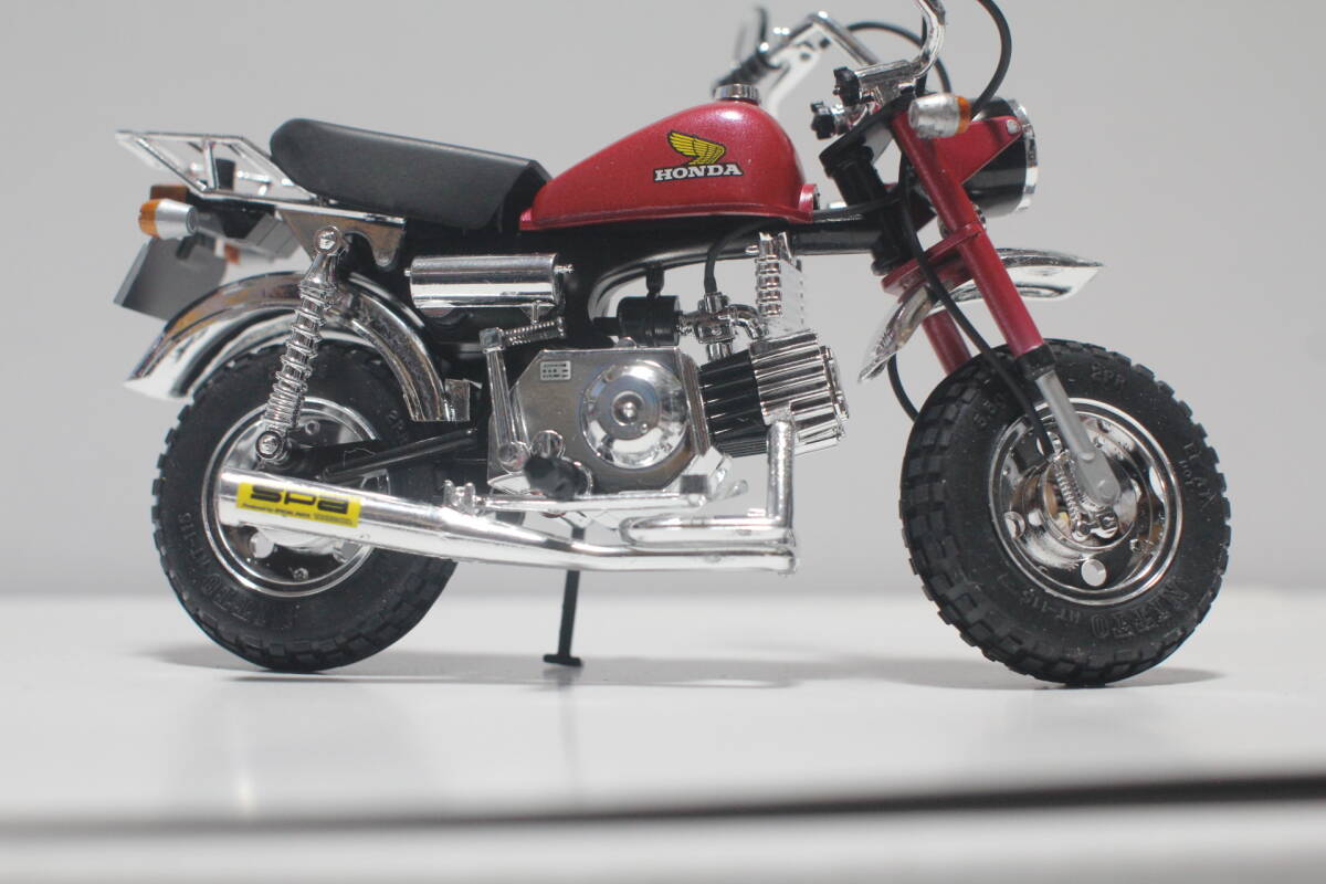 !_1/12 The мотоцикл серии No.72 Honda Z50J Monkey 78 custom Takegawa specification Ver.2 Aoshima покраска конечный продукт дисплей с футляром 