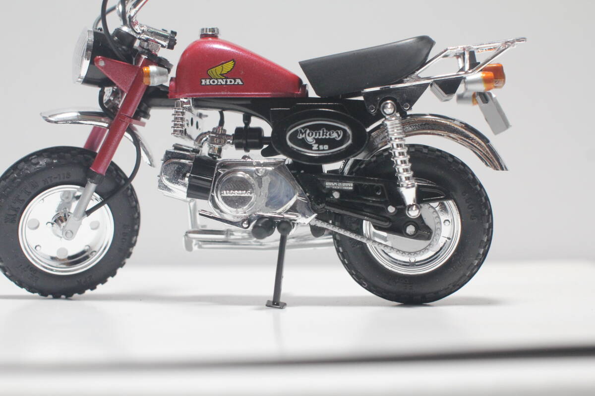 !_1/12 The мотоцикл серии No.72 Honda Z50J Monkey 78 custom Takegawa specification Ver.2 Aoshima покраска конечный продукт дисплей с футляром 