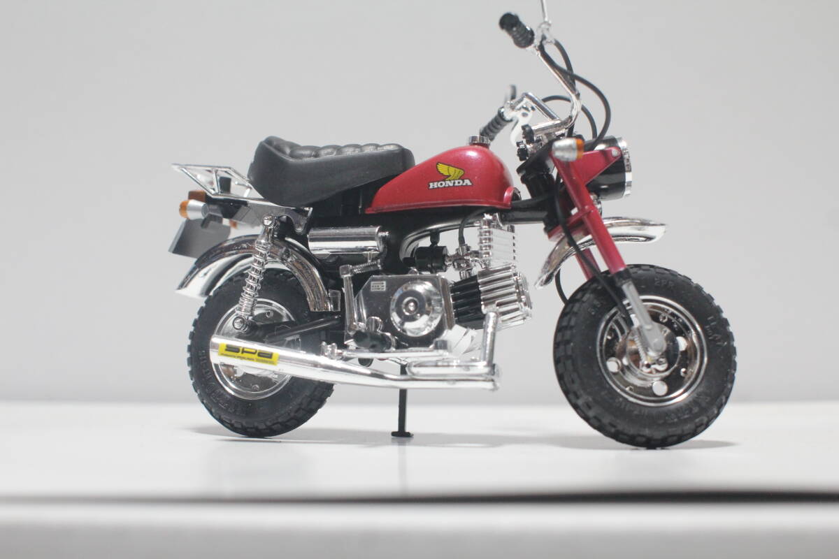 !_1/12 The мотоцикл серии No.72 Honda Z50J Monkey 78 custom Takegawa specification Ver.2 Aoshima покраска конечный продукт дисплей с футляром 