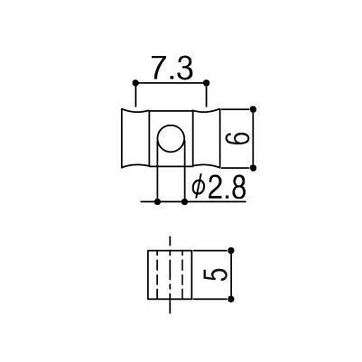 !_YJB PARTS G серии перо type -тактный кольцо гид 5mm проставка хром ( почтовая доставка соответствует )