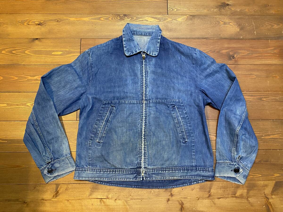 50s　ビンテージ　デニム　ワークジャケット 50s Denim Work Jacket ビンテージ ワーク デニムジャケット
