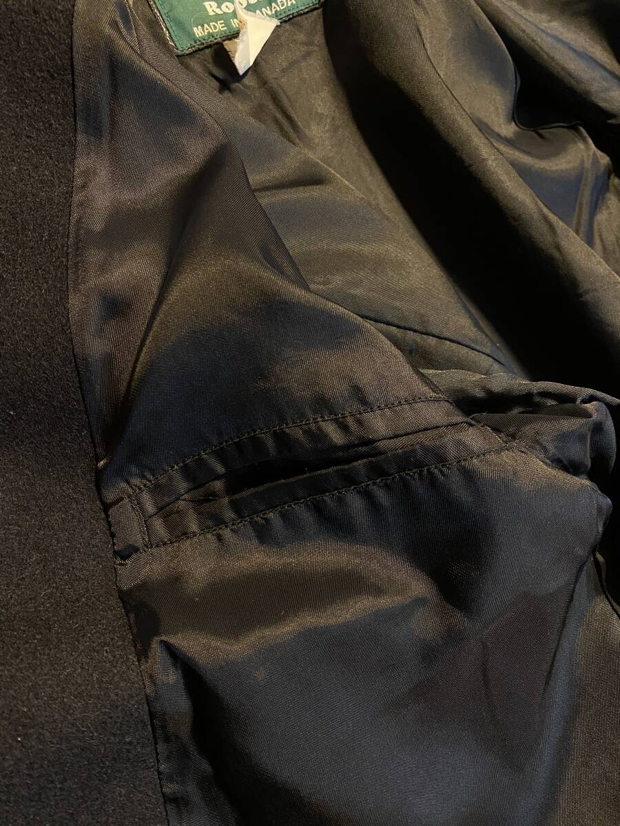Roots Canada Wool Leather Jacket IBM roots Canada шерсть кожаный жакет 