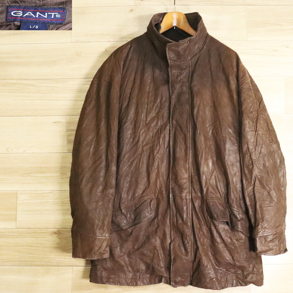 H2J/Y3.20-7 アメリカ古着 GANT 本革 レザージャケット H2J/Y3.20-7 アメリカ古着 GANT 本革 レザージャケット