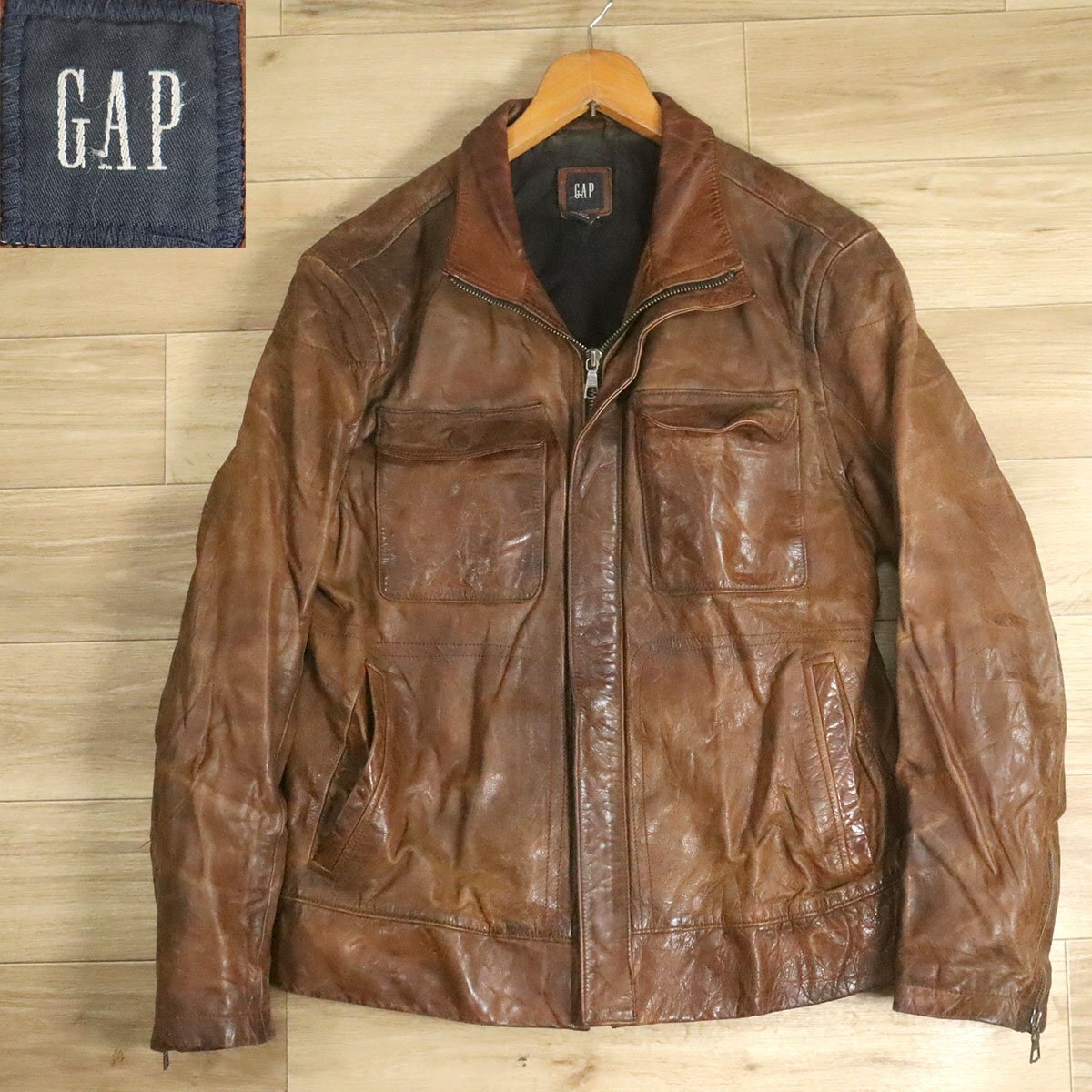 E8S/S2.11-2 OLD GAP オールドギャップ 本革 レザージャケット E8S/S2.11-2 OLD GAP オールドギャップ 本革 レザージャケット