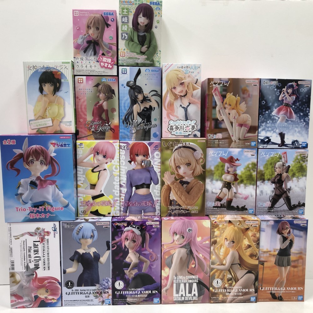 07w25106 ☆1円~ 美少女プライズフィギュア 20体セット To LOVE 07w25106 ☆1円~ 美少女プライズフィギュア 20体セット To LOVE