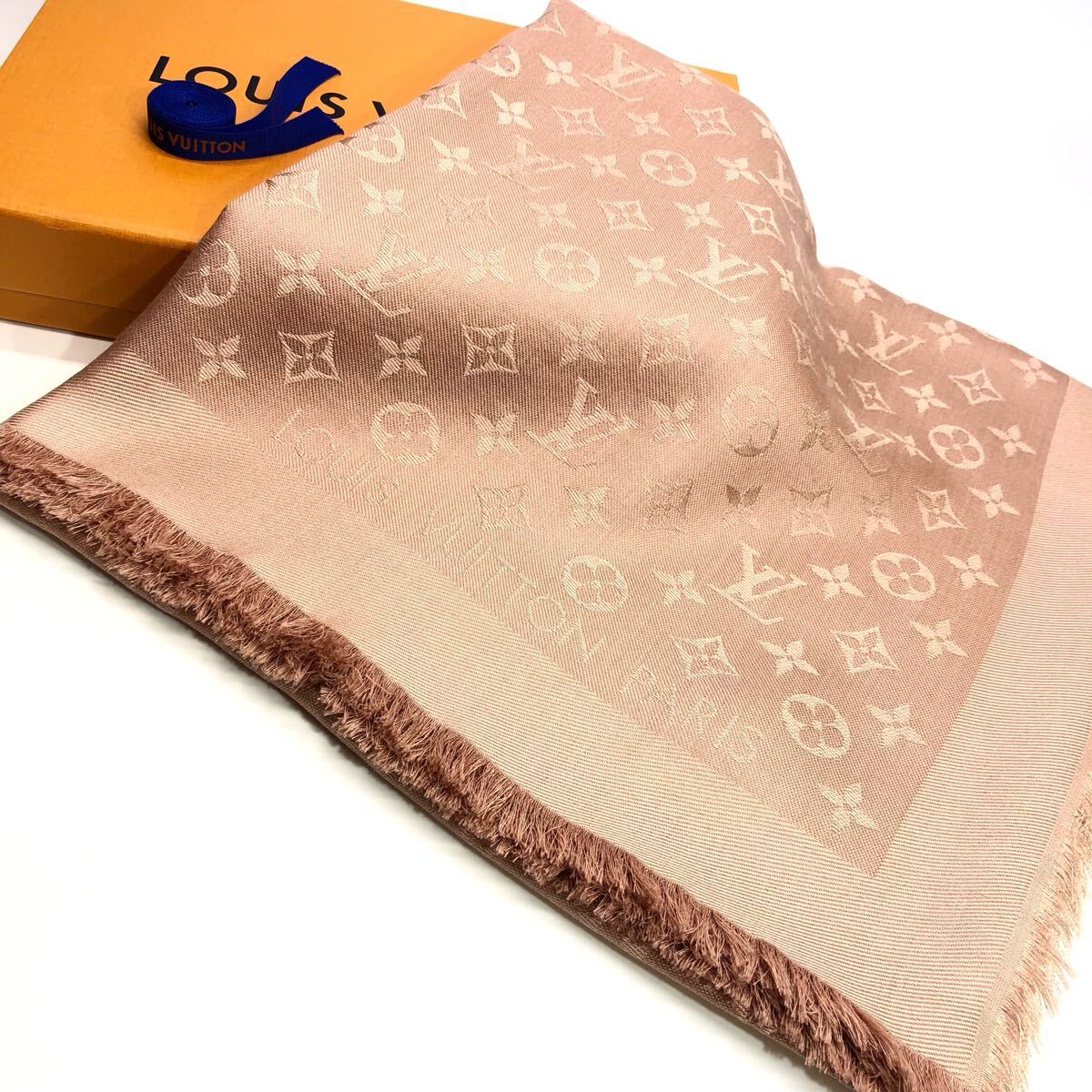 ☆極美品/箱付☆LOUIS VUITTON ルイヴィトン ショール ☆極美品/箱付☆LOUIS VUITTON ルイヴィトン ショール