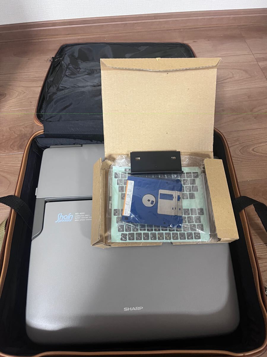 SHARP シャープ ワープロ 日本語ワードプロセッサ 書院 WD-A551 SHARP シャープ ワープロ 日本語ワードプロセッサ 書院 WD-A551