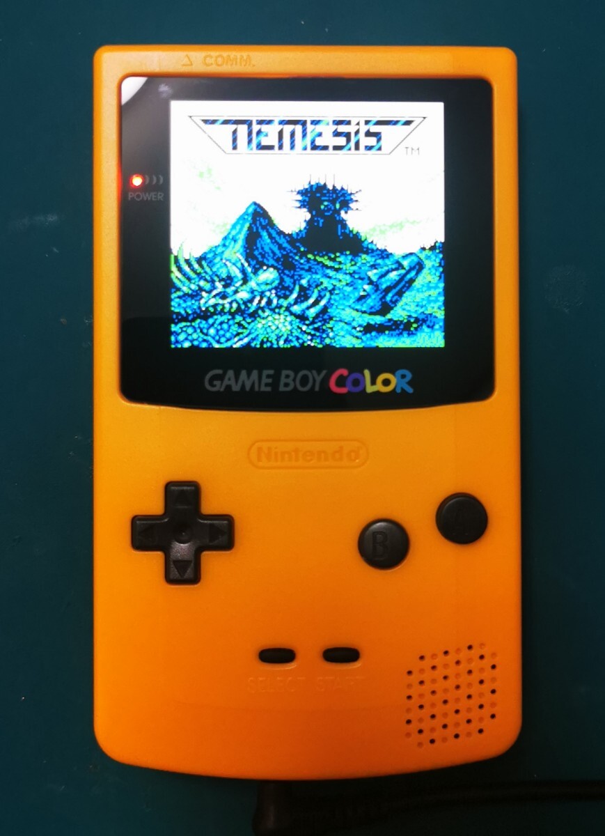 ゲームボーイカラー バックライト IPS液晶 換装品 イエロー USB ゲームボーイカラー バックライト IPS液晶 換装品 イエロー USB