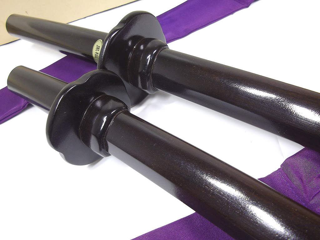 黒檀 木刀 模造刀 大小 大刀小刀 刀掛け付属 (模造刀)|売買され 黒檀 木刀 模造刀 大小 大刀小刀 刀掛け付属 (模造刀)|売買され