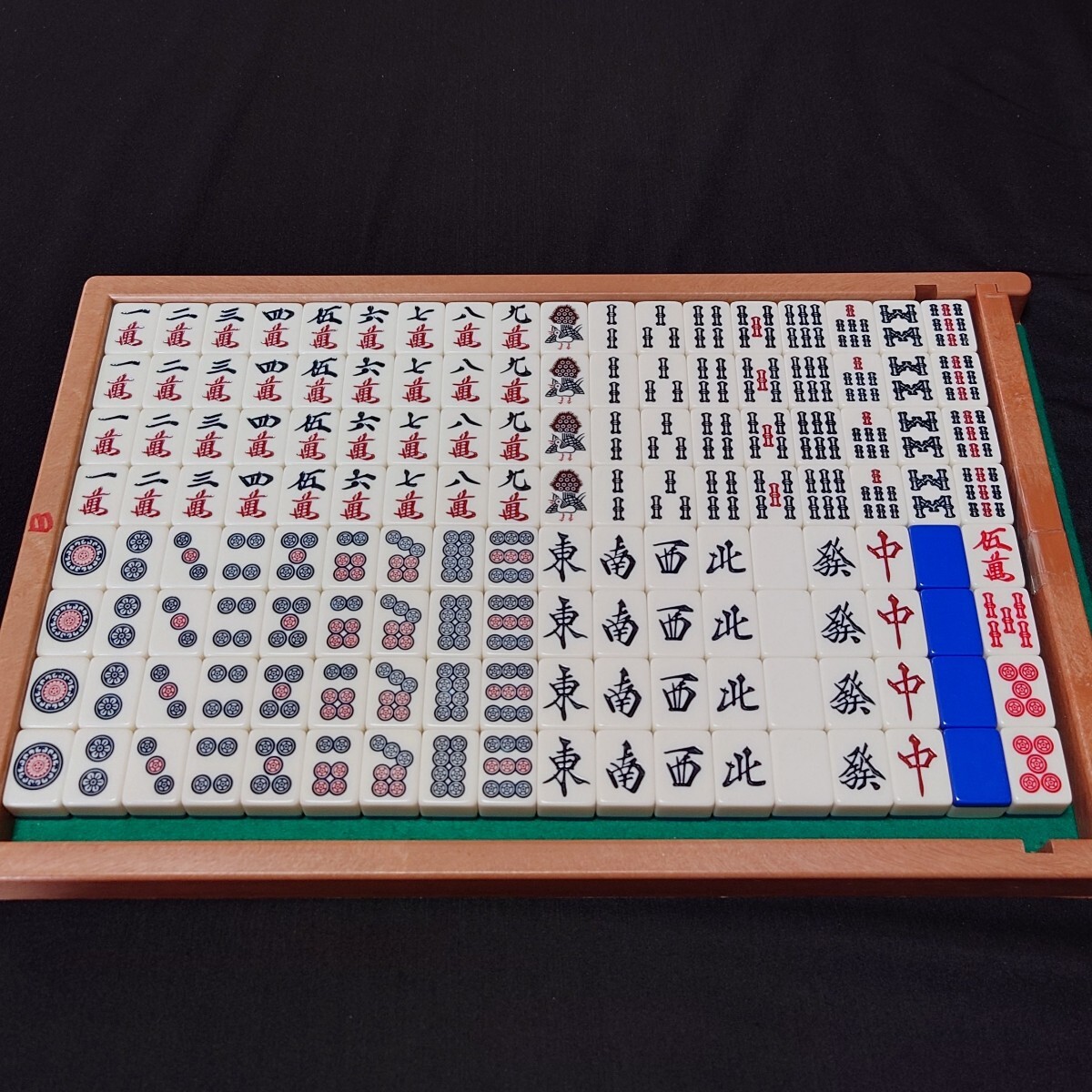 大洋化学製 全自動麻雀卓用麻雀牌 26㎜・A牌 背青 アモス 大洋化学製 全自動麻雀卓用麻雀牌 26㎜・A牌 背青 アモス