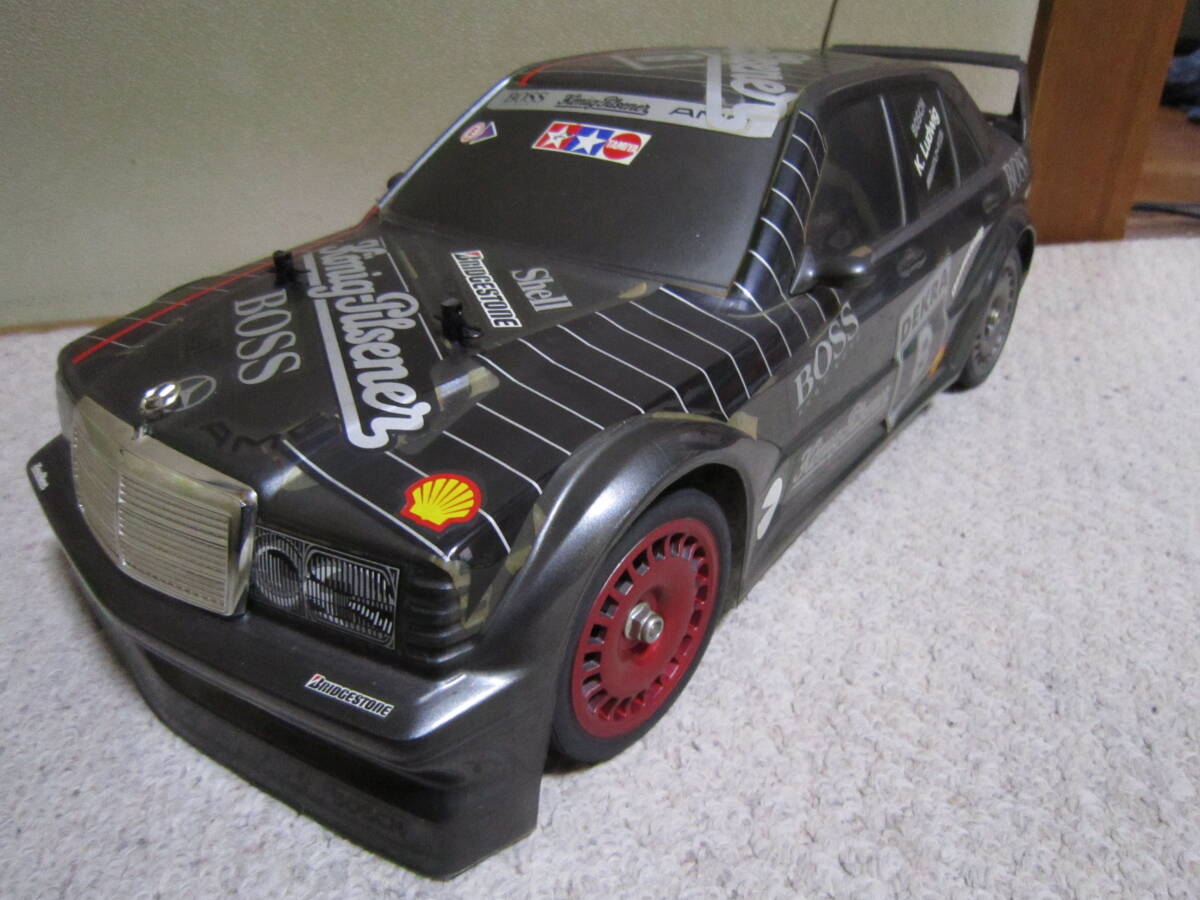 簡易動作品 1/10 MERCEDES-BENZ 190E EVO Ⅱ AMG タミヤ TA01 簡易動作品 1/10 MERCEDES-BENZ 190E EVO Ⅱ AMG タミヤ TA01