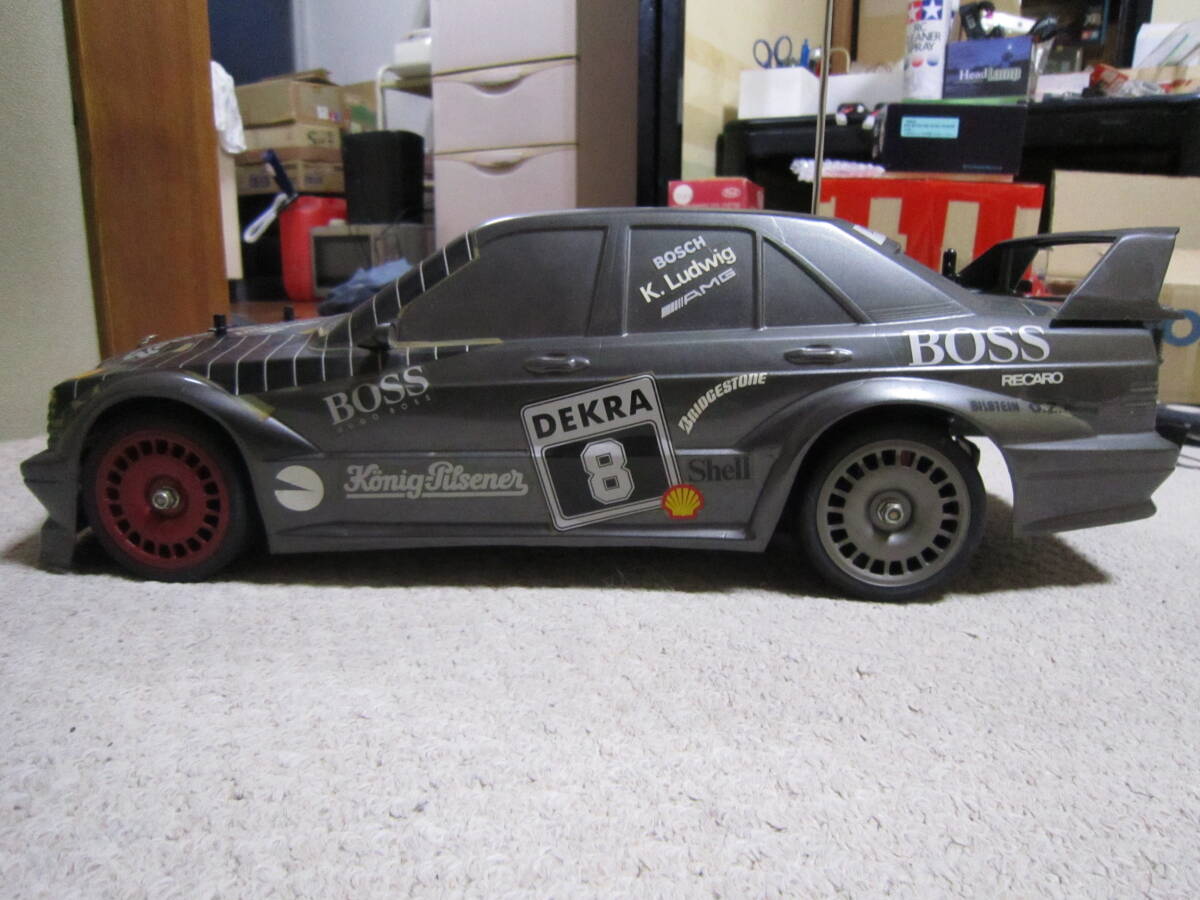 簡易動作品 1/10 MERCEDES-BENZ 190E EVO Ⅱ AMG タミヤ TA01 簡易動作品 1/10 MERCEDES-BENZ 190E EVO Ⅱ AMG タミヤ TA01