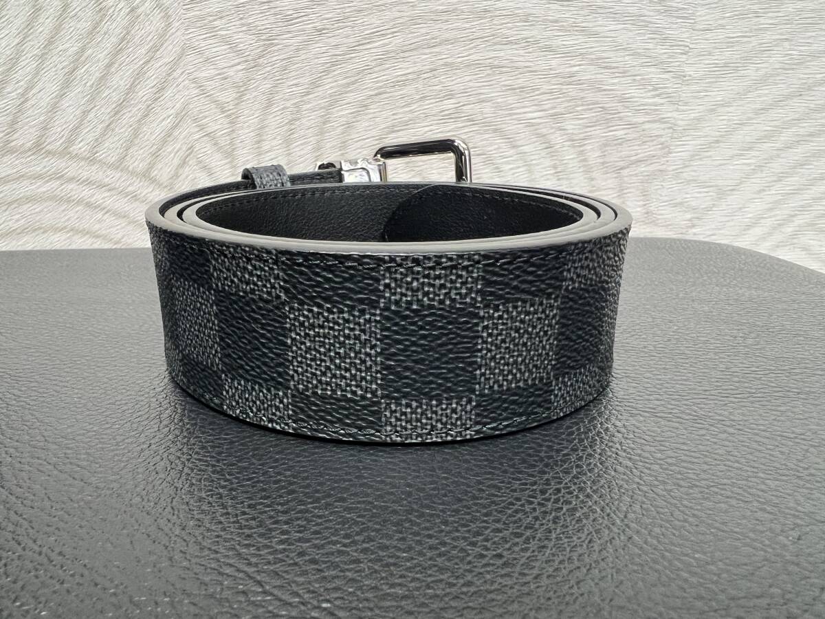 【未使用品】　ルイヴィトン★Ｍ９７０８★ダミエグラフィット★サンチュールシドニー★シルバー金具★８５ｃｍ_画像4