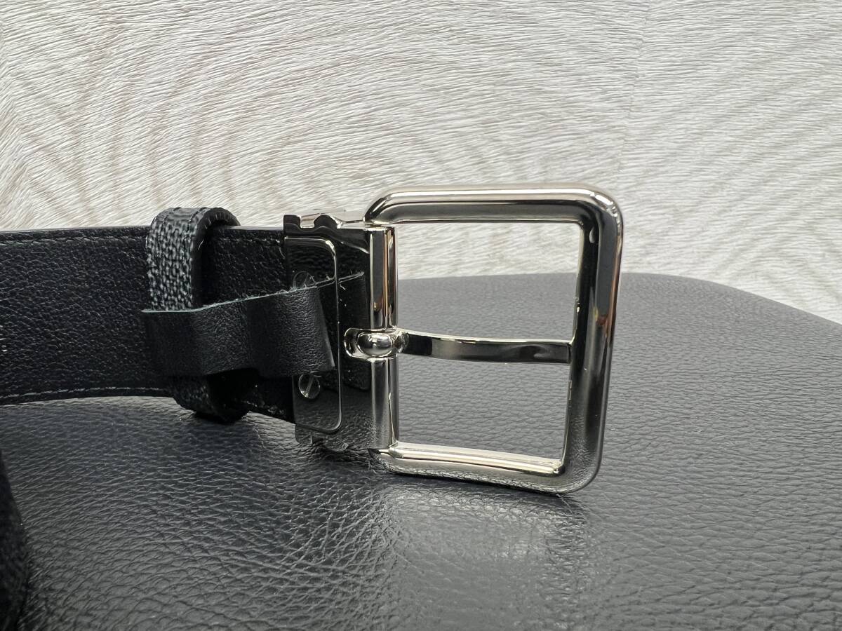 【未使用品】　ルイヴィトン★Ｍ９７０８★ダミエグラフィット★サンチュールシドニー★シルバー金具★８５ｃｍ_画像5