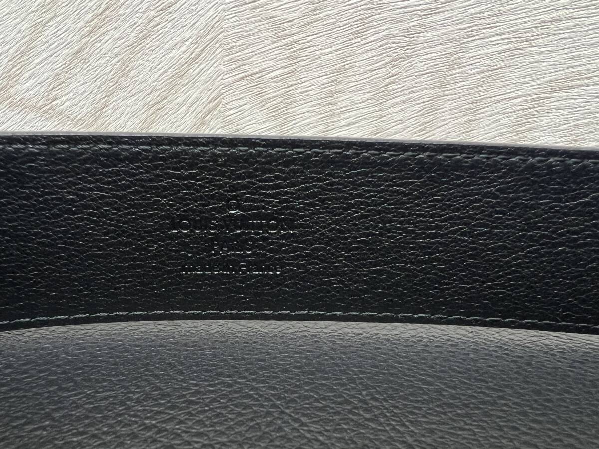 【未使用品】　ルイヴィトン★Ｍ９７０８★ダミエグラフィット★サンチュールシドニー★シルバー金具★８５ｃｍ_画像7