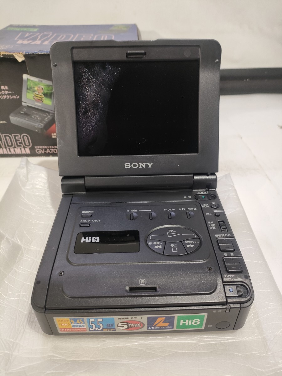 管51(未確認ジャンク、即発送)SONY ソニー GV-A700 Hi8 Video 管51(未確認ジャンク、即発送)SONY ソニー GV-A700 Hi8 Video