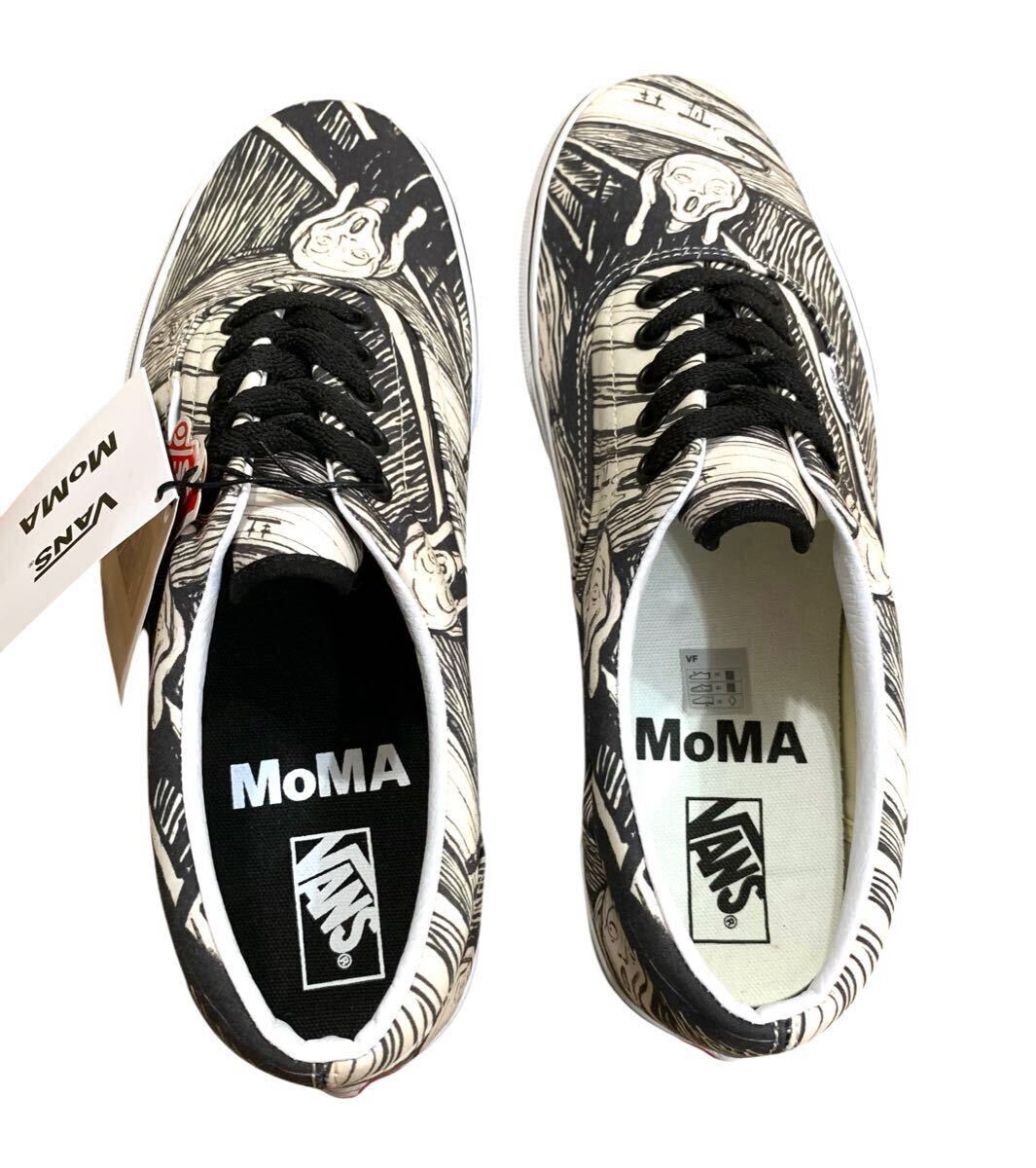 新品 MoMA×VANS ERA US9 27.0cm コラボ Edward Munch ムンクの叫び ART NEW YORK シューズ スニーカー スケート アメリカ 未使用品_画像4