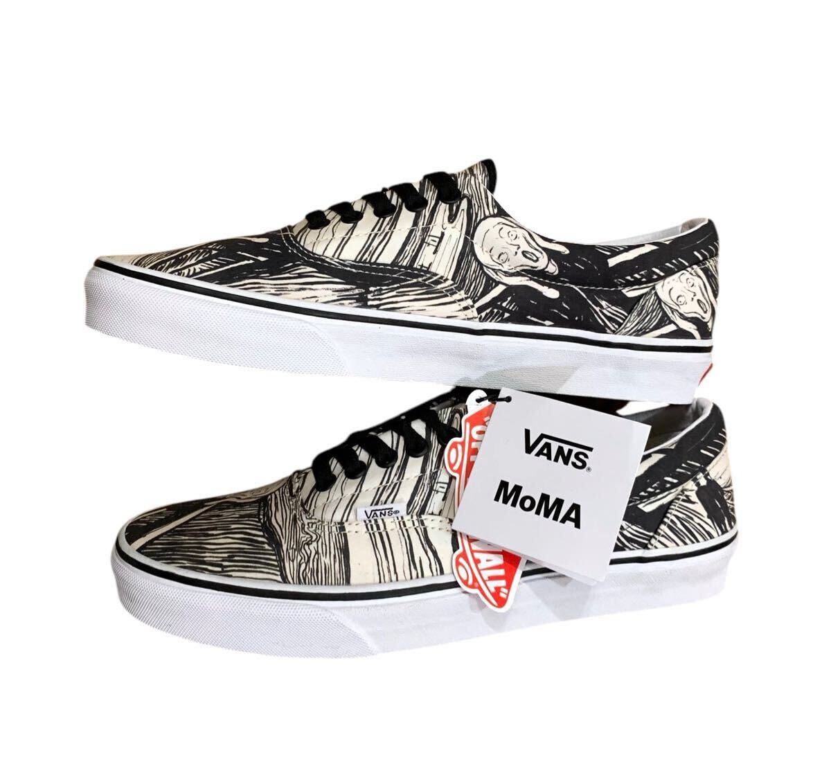 新品 MoMA×VANS ERA US9 27.0cm コラボ Edward Munch ムンクの叫び ART NEW YORK シューズ スニーカー スケート アメリカ 未使用品_画像3