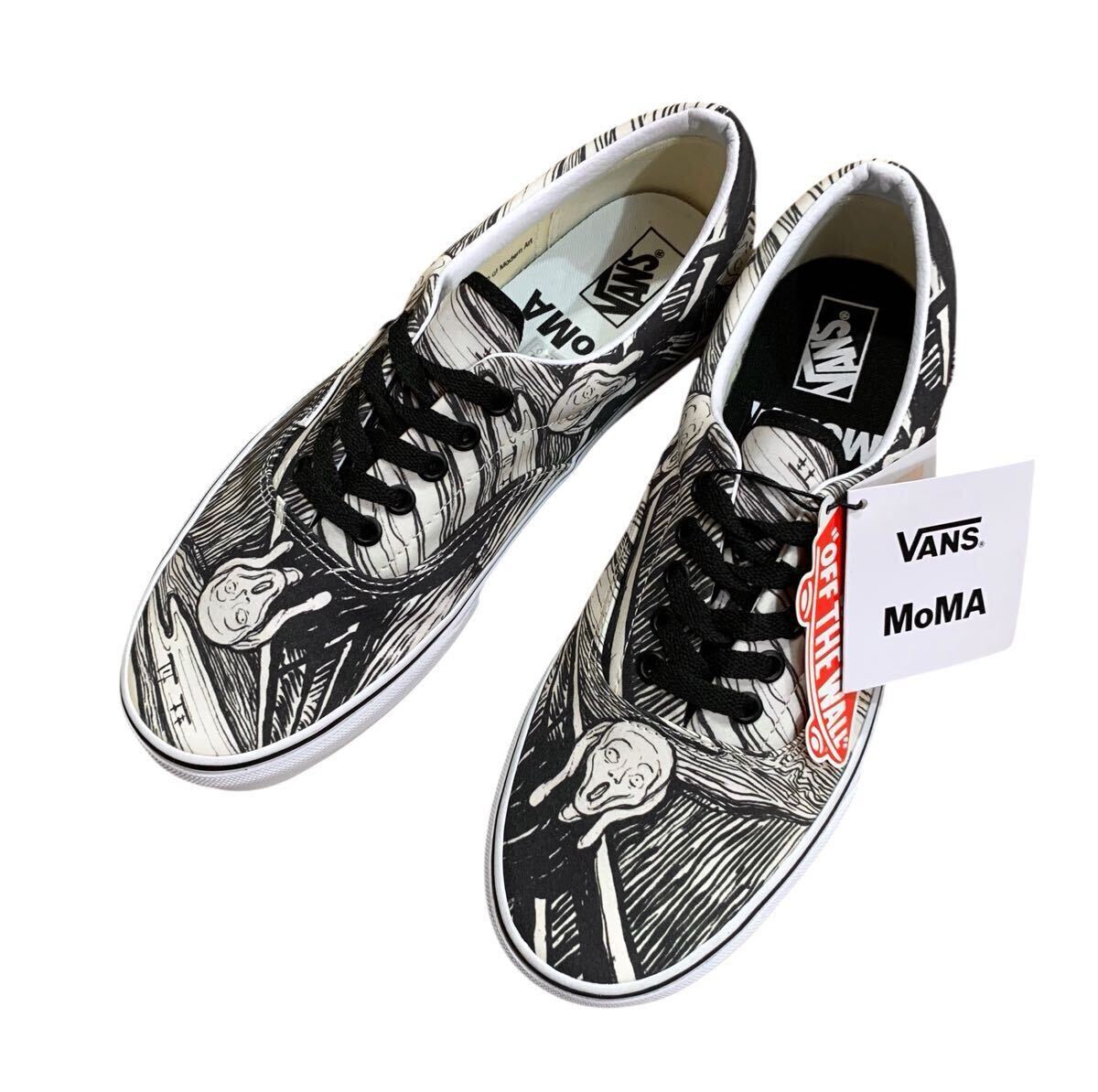 新品 MoMA×VANS ERA US9 27.0cm コラボ Edward Munch ムンクの叫び ART NEW YORK シューズ スニーカー スケート アメリカ 未使用品_画像1
