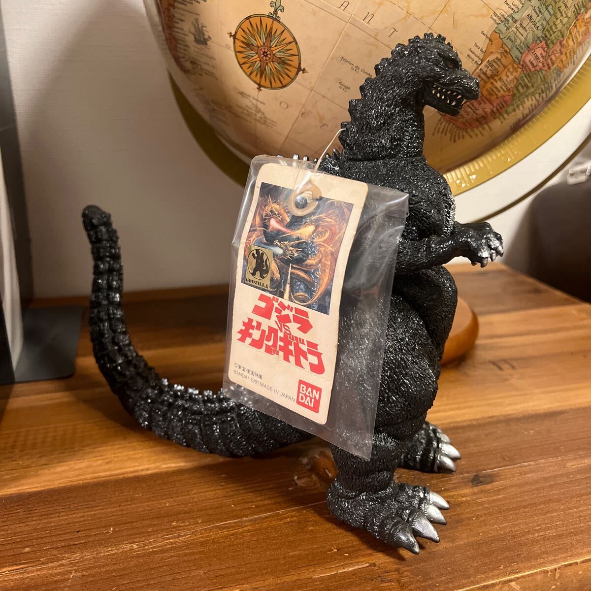 バンダイ ゴジラVSキングギドラ タグ付き ソフビ 1991 BANDAI