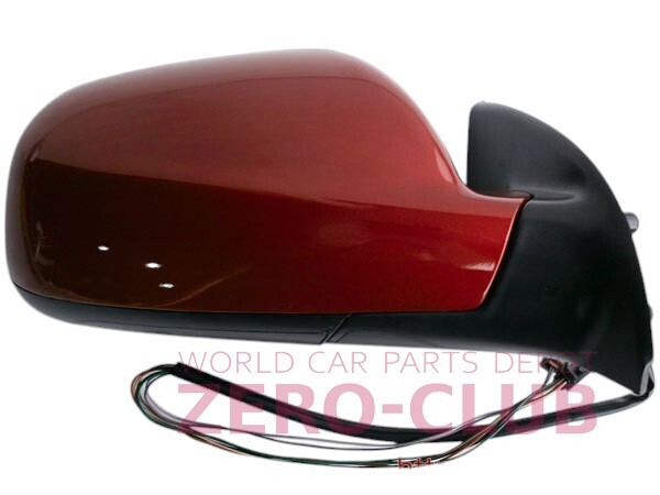 『プジョー307用 純正 右ドアミラーASSY ルシファーレッド』【1193-23864】