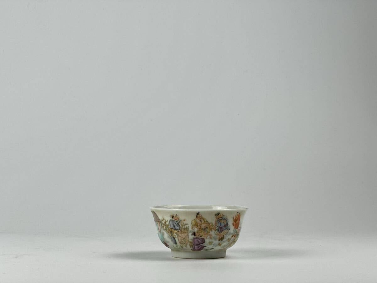 清粉彩盃 大清雍正年製 中国茶器 染付茶盃 茶道具 煎茶道具 茶器 清粉彩盃 大清雍正年製 中国茶器 染付茶盃 茶道具 煎茶道具 茶器