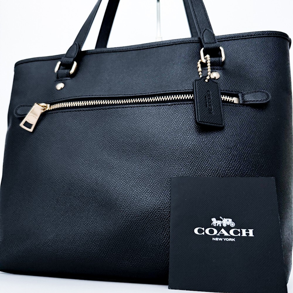 1円□未使用級□COACH コーチ ロゴ金具 チャーム トートバッグ 1円□未使用級□COACH コーチ ロゴ金具 チャーム トートバッグ
