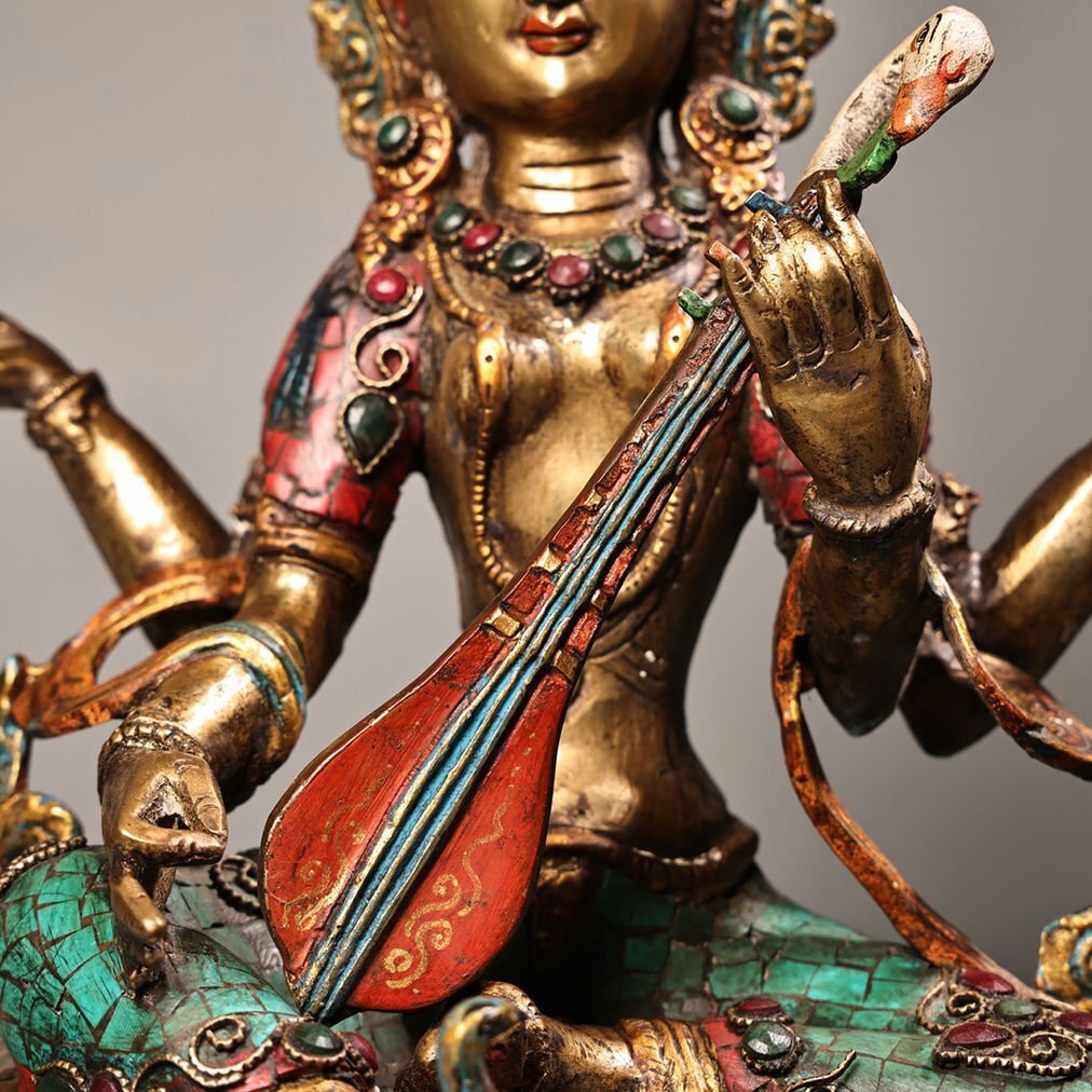 #. сердце * времена старый магазин #T2205 времена буддизм старый изобразительное искусство chi спальное место .. оригинальный медь цветок ... драгоценнный камень ... золотой 4 .. звук небо . изображение Будды * маленький . умение * негодный храм старый магазин * негодный храм покупка лот 