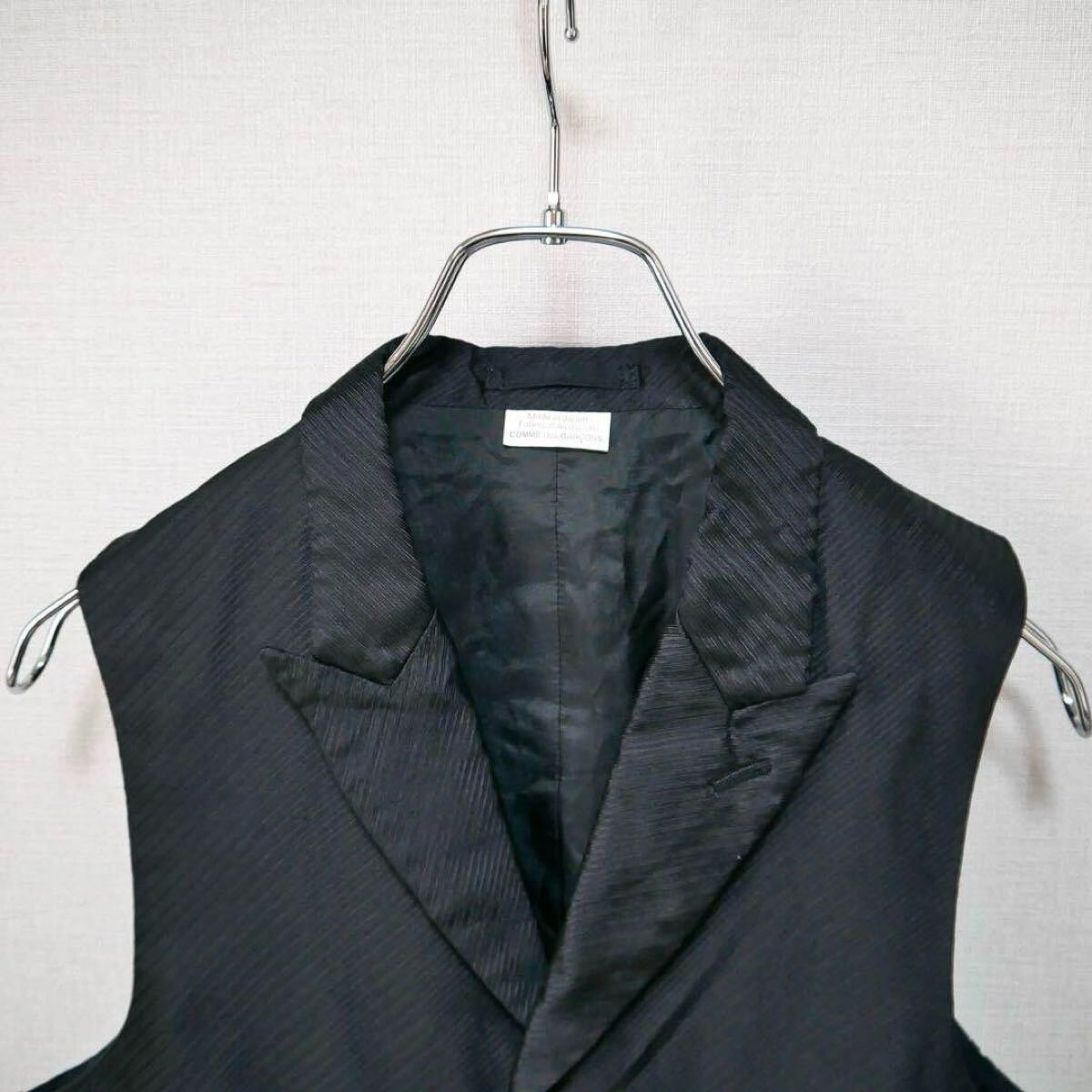 美品 COMME des GARCONS HOMME DEUX シルク ベスト｜Yahoo
