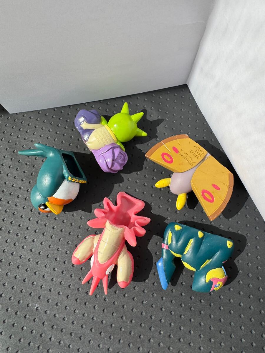 ポケモンキッズ 色ちがい 5種 指人形 クリア フィギュア レア ポケモンキッズ 色ちがい 5種 指人形 クリア フィギュア レア