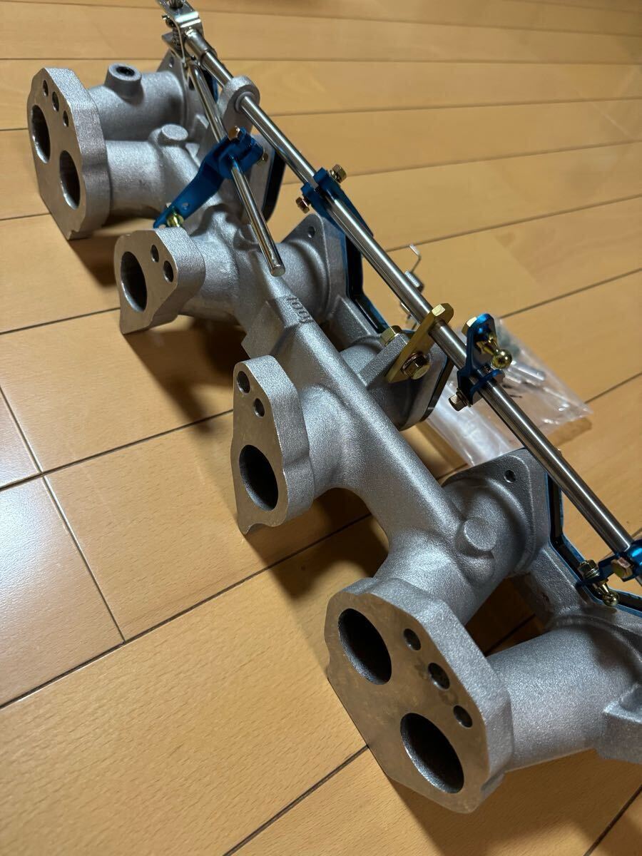 ジャンク品/L型エンジン/40-45パイ用インテークマニホールド新品 ジャンク品/L型エンジン/40-45パイ用インテークマニホールド新品