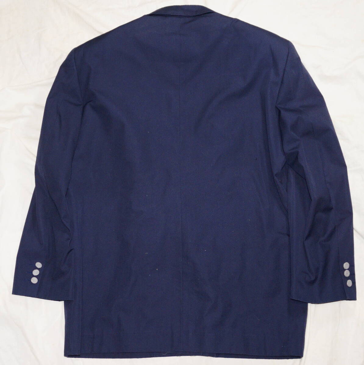 COMME des GARCONS HOMME ブレザー ダブル 2ボタン ネイビー S ドット柄ボタン