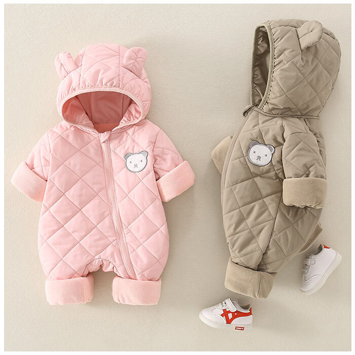 ☆ ダークグレー ☆ 90cm ☆ ベビージャンプスーツ pk23113 ベビー ジャンプスーツ カバーオール ロンパース アウター ベビー服 子供服
