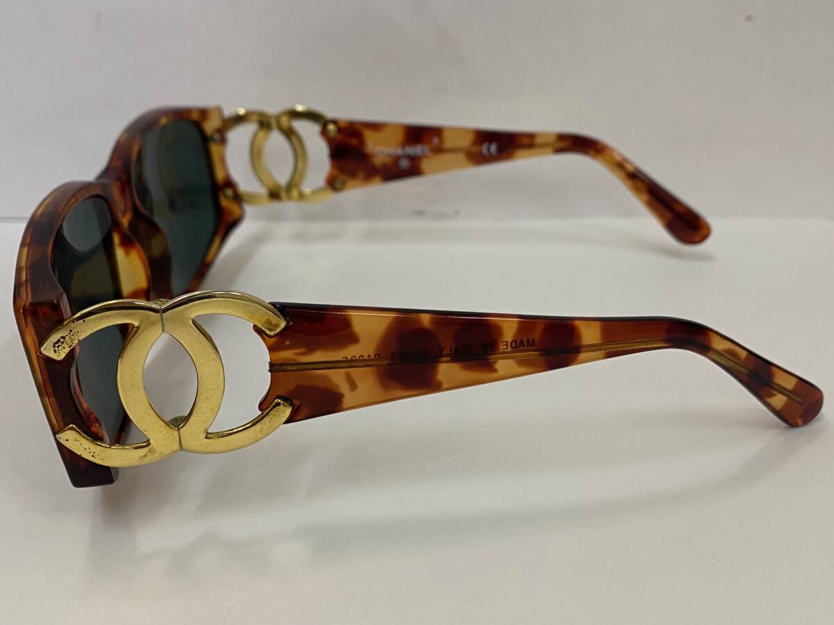 CHANEL シャネル サングラス べっ甲調 ココマーク レンズ クリア CHANEL シャネル サングラス べっ甲調 ココマーク レンズ クリア