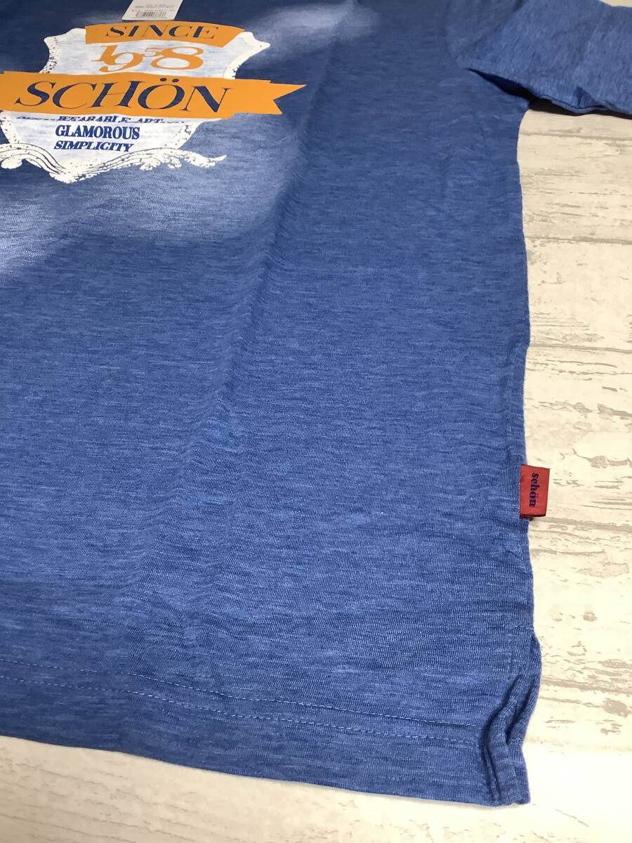 新品未使用　半袖★mila schon ミラショーン　定価18,700円の品　50 LLサイズ　カジュアル　ブルー系　Tシャツ　_画像7