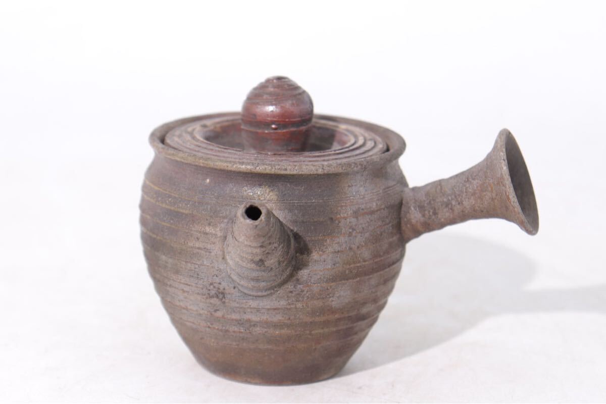 ⑳備前焼 宝瓶 登り窯 松 まつ マツ 手びねり 急須 ⑳備前焼 宝瓶 登り窯 松 まつ マツ 手びねり 急須